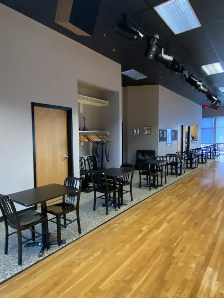 Fred Astair Dance Studio main dance floor area in Carmel, Indiana. Transformed business environment with professional painting. Elevate Your Business Image with Custom Paint Solutions